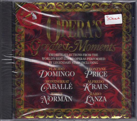Various : Opera's Greatest Moments (CD, Comp, Club)