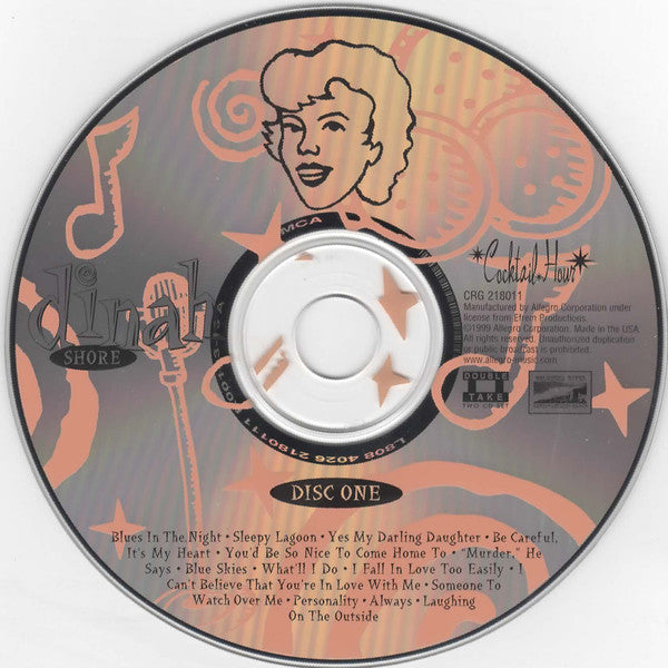 Dinah Shore : Dinah Shore - Cocktail Hour (2xCD, Comp)