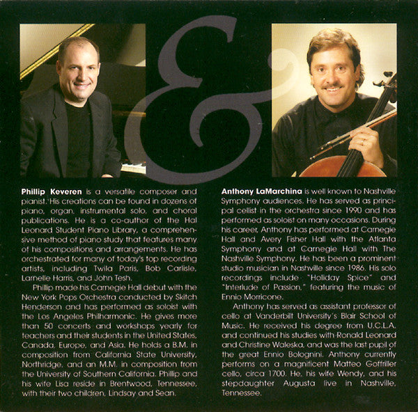 Phillip Keveren (2), Anthony LaMarchina : Classical Praise Volume No. 3 - Piano & Cello (CD, Album)