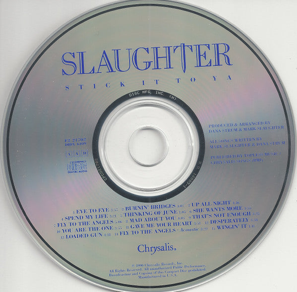 Slaughter : Stick It To Ya (CD, Album)