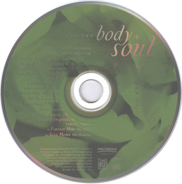Various : Body + Soul - Slow And Easy (2xCD, Comp)