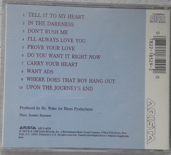 Taylor Dayne : Tell It To My Heart (CD, Album)