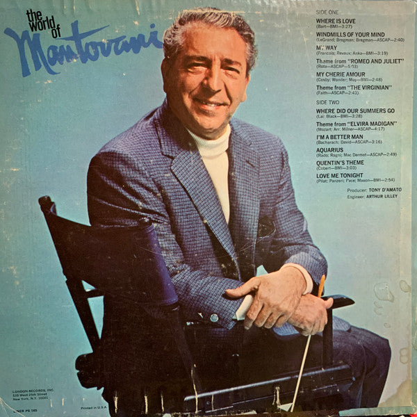 Mantovani : The World Of Mantovani (LP, Album, Ter)