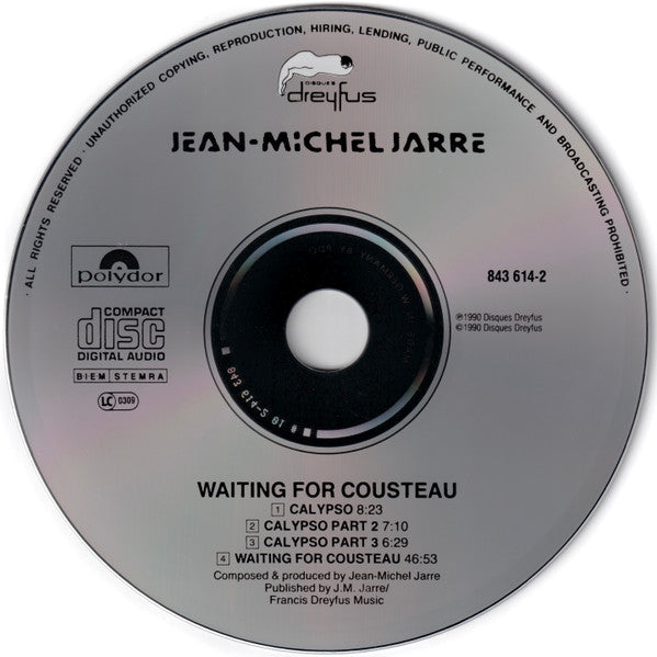 Jean-Michel Jarre : Waiting For Cousteau (CD, Album)