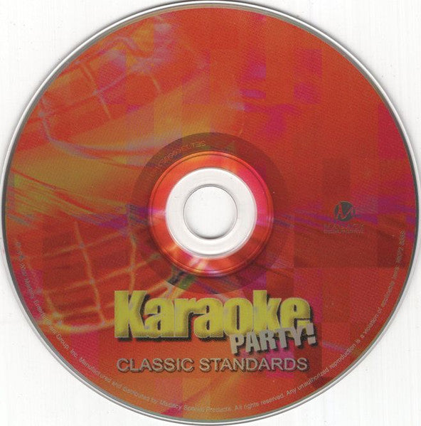 Unknown Artist : Karaoke Party! Classic Standards (CD+G, Album)