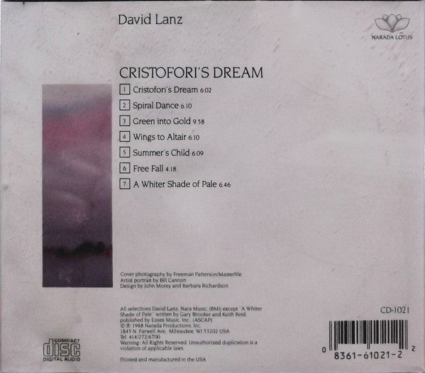 David Lanz : Cristofori's Dream (CD, Album)