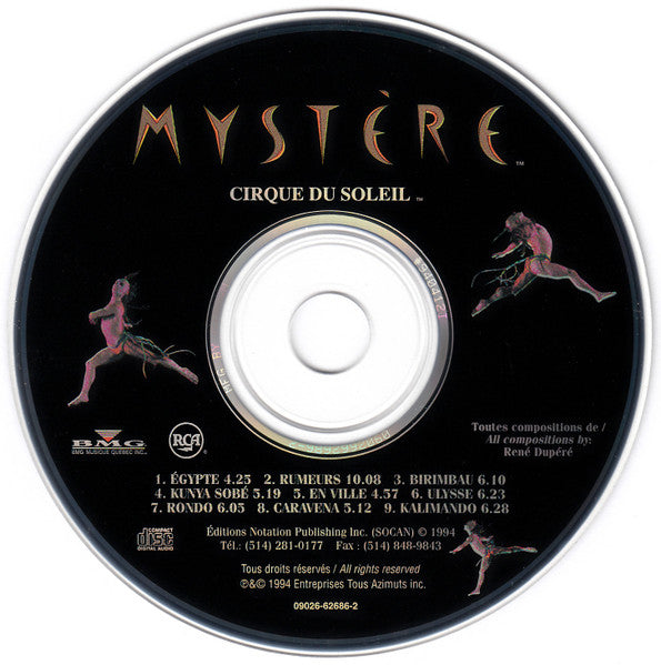 Cirque Du Soleil : Mystère (CD, Album)