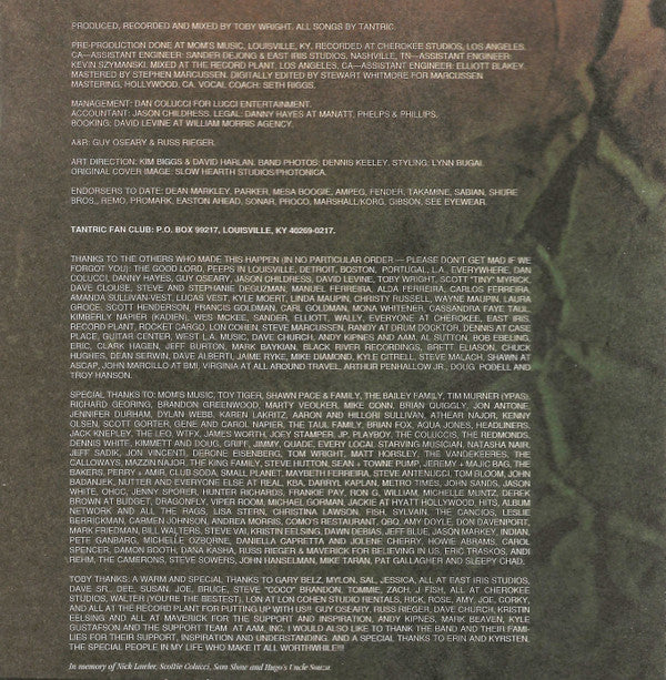 Tantric : Tantric (CD, Album, Enh, WMC)