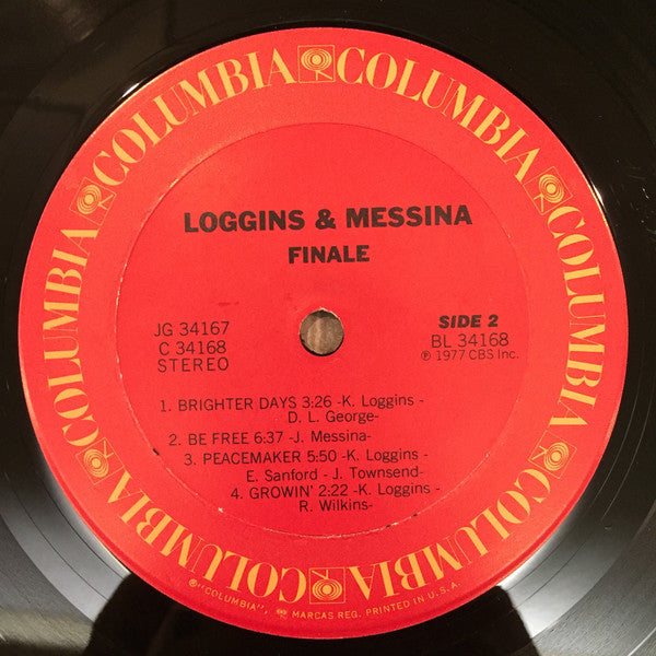 Loggins And Messina : Finale (2xLP, Album, Ter)