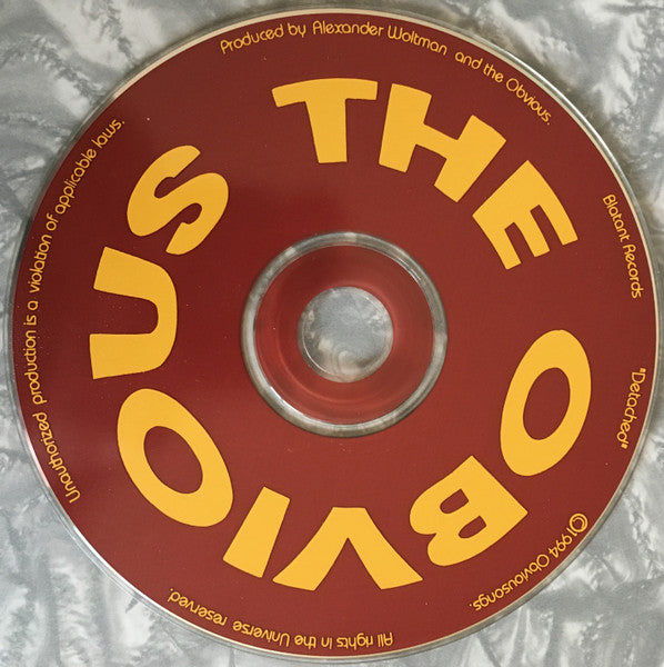 The Obvious : Detached (CD, Album)