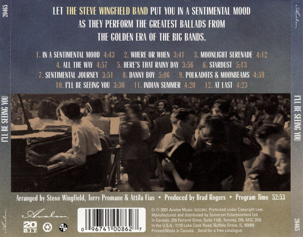 The Steve Wingfield Band : I'll Be Seeing You | The Best Of Big Band Ballads (CD, Album)