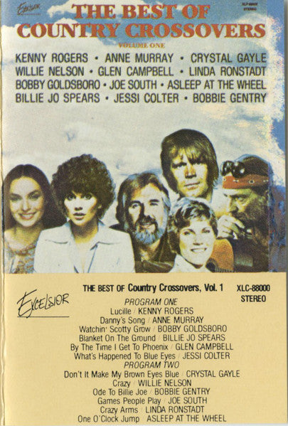 Various : The Best Of Country Crossovers (Volume One) (Original Hits By The Original Artists) (Cass, Comp, Dol)