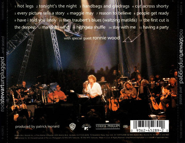 Rod Stewart With Special Guest Ron Wood : Unplugged ...And Seated (CD, Album)