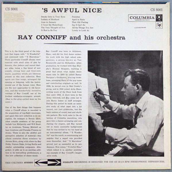 Ray Conniff & His Orchestra - 'S Awful Nice (LP) (G) - Endless Media