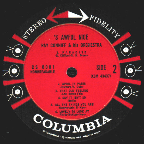 Ray Conniff & His Orchestra - 'S Awful Nice (LP) (G) - Endless Media