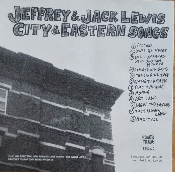Jeffrey Lewis & Jack Lewis (2) : City & Eastern Songs (CD, Album, Promo)
