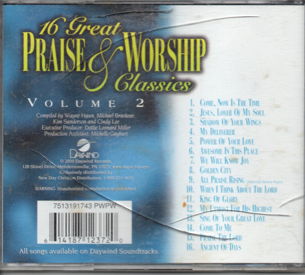 Various : 16 Great Praise & Worship Classics Vol.2 (CD, Comp)
