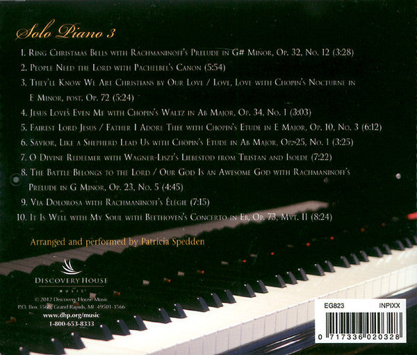 Patricia Spedden : Classical Praise Volume No. 12 - Solo Piano 3 (CD, Album)
