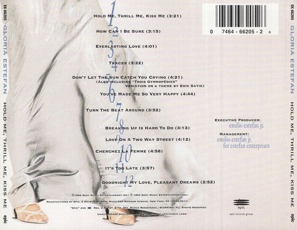 Gloria Estefan : Hold Me, Thrill Me, Kiss Me (CD, Album, RE)