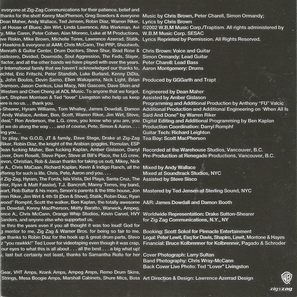 Trapt : Trapt (CD, Album, Enh, WMO)