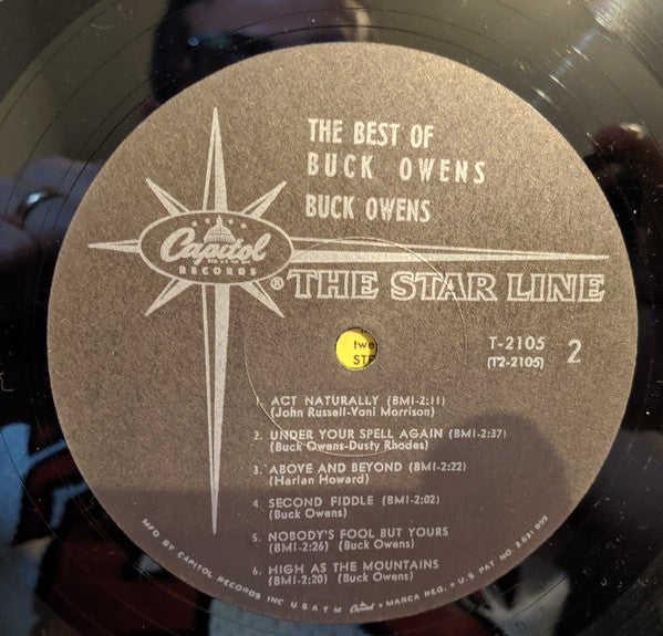 Buck Owens : The Best Of Buck Owens (LP, Comp, Mono)