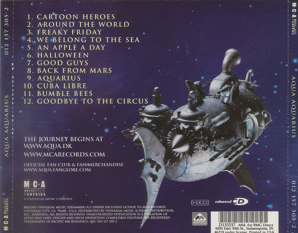 Aqua : Aquarius (HDCD, Album, Club, Enh)