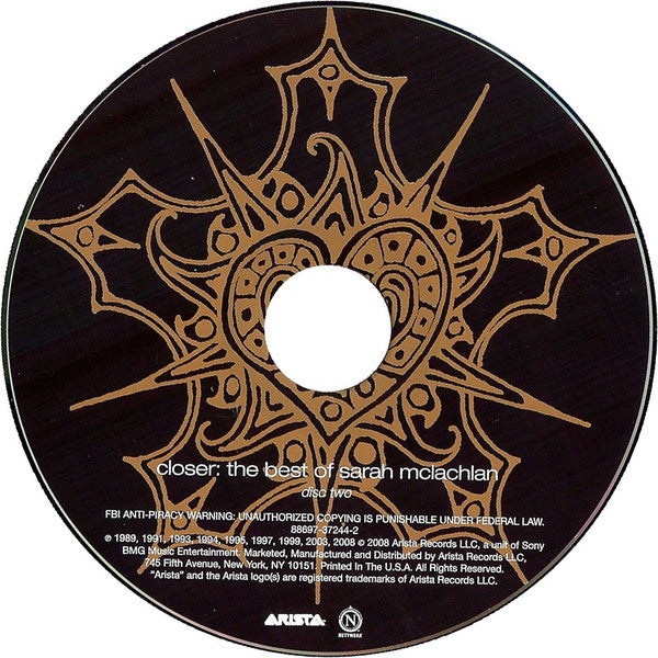 Sarah McLachlan : Closer: The Best Of Sarah McLachlan (2xCD, Comp, Dlx, Ltd)