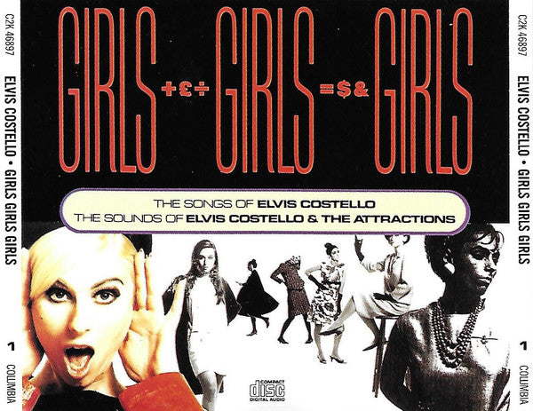 Elvis Costello : Girls +£÷ Girls =$& Girls (The Songs Of Elvis Costello / The Sounds Of Elvis Costello & The Attractions) (2xCD, Comp)