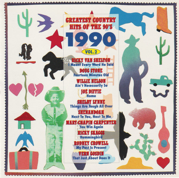Various : Greatest Country Hits Of The 90's, 1990, Vol. 2 (CD, Comp)