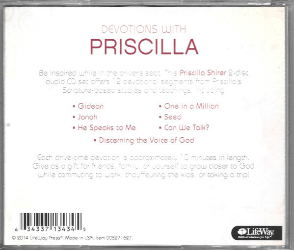 Priscilla Shirer : Devotions With Priscilla (CD, Album, Comp)