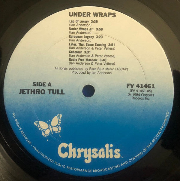 Jethro Tull : Under Wraps (LP, Album, RP, Pit)