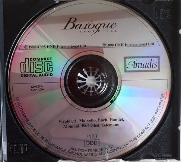 Various : Baroque Favourites (CD)