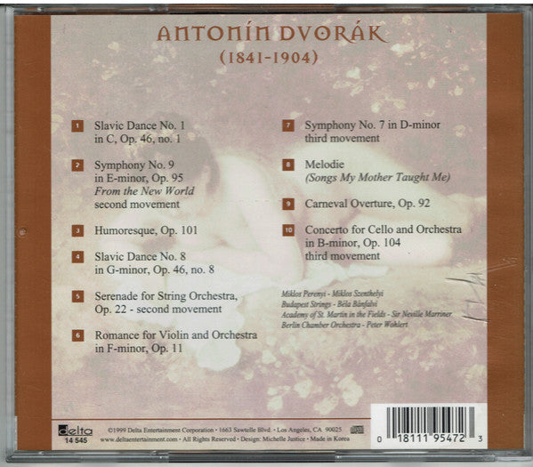 Antonín Dvořák : Slavonic Dances / Humoresque / Melodie (CD, Comp)