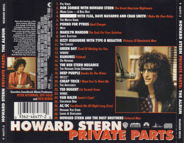 Various : Howard Stern: Private Parts (The Album) (CD, Comp)
