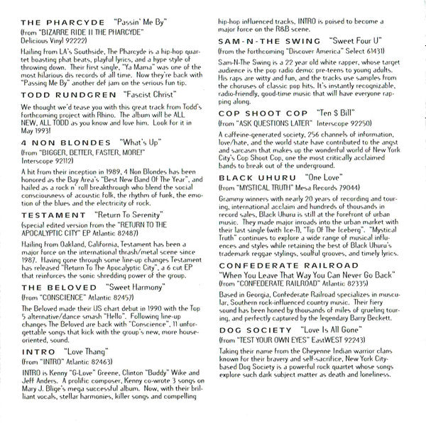 Various : Reach The Beach And Rule The Pool: Spring Breakers '93 The Atlantic Group (2xCD, Comp, Promo)