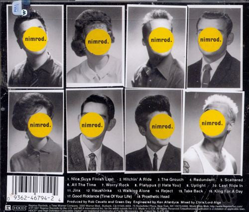 Green Day : Nimrod. (HDCD, Album, RE, WEA)