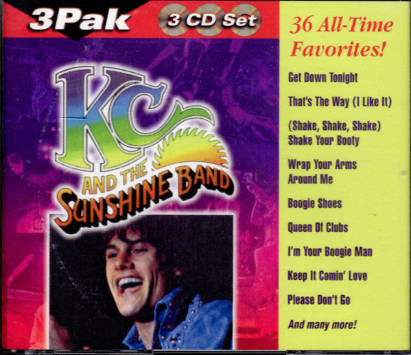 KC & The Sunshine Band : 36 All-Time Favorites! (3xCD, Comp)