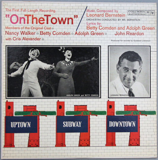 Leonard Bernstein , Lyrics By Betty Comden And Adolph Green : On The Town (LP, Mono)