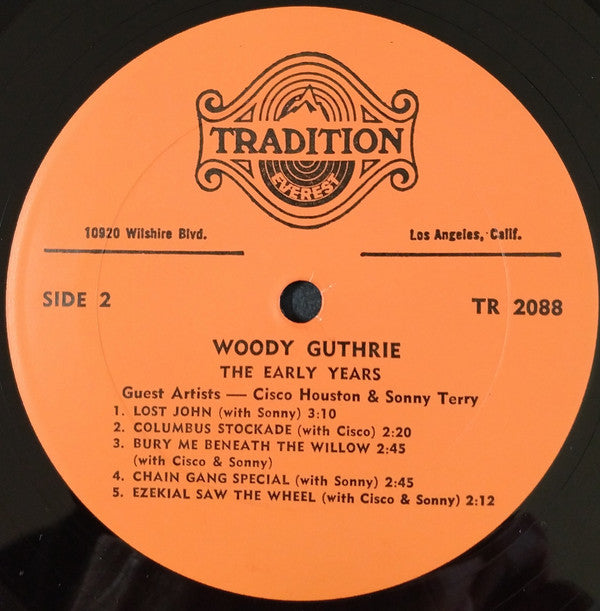 Woody Guthrie - The Early Years (LP) (VG) - Endless Media