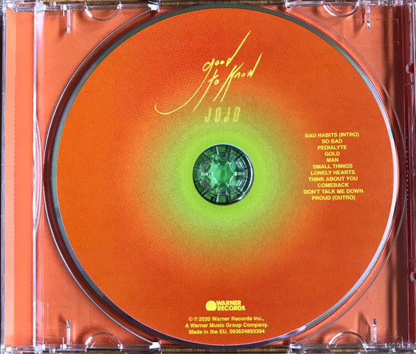 JoJo (3) : Good To Know (CD, Album)