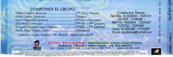 Surya (17) : Irradiando Alegría  (CD, Album)