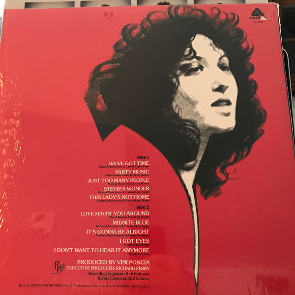 Melissa Manchester : Melissa (LP, Album)