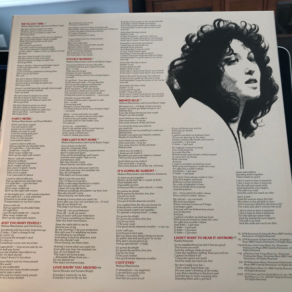 Melissa Manchester : Melissa (LP, Album)