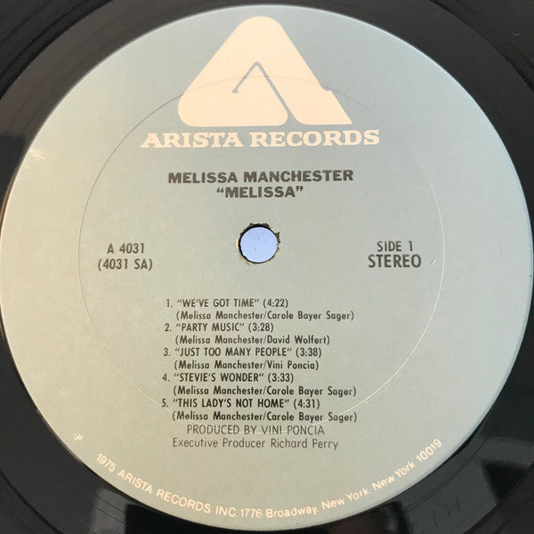 Melissa Manchester : Melissa (LP, Album)