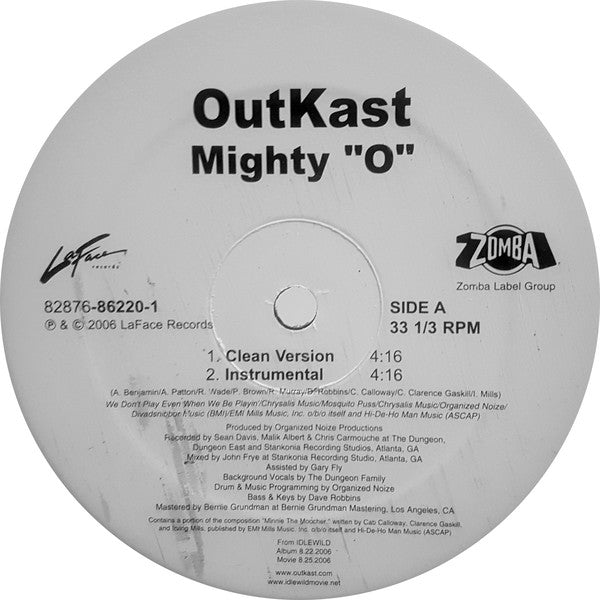 OutKast - Mighty "O" (12") (VG+) - Endless Media