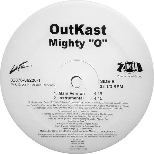 OutKast - Mighty "O" (12") (VG+) - Endless Media