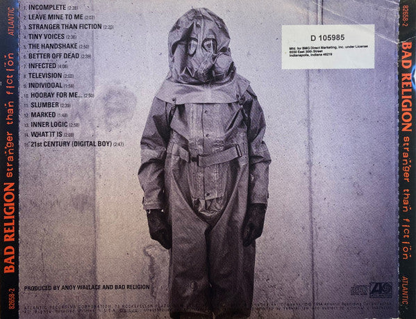Bad Religion : Stranger Than Fiction (CD, Album, Club)