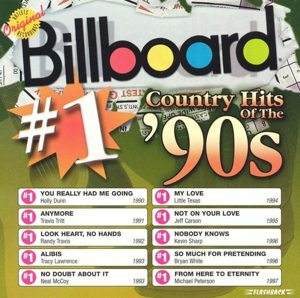 Various : Billboard #1 Country Hits Of The '90s (CD, Comp)