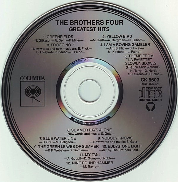 The Brothers Four : Greatest Hits (CD, Comp, RE, RP)