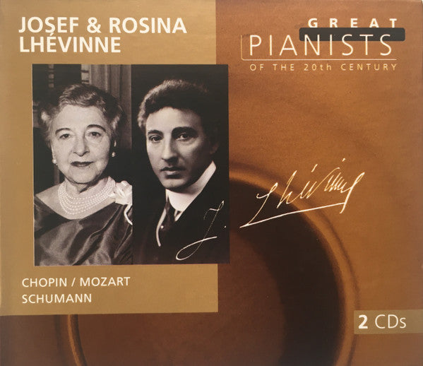 Josef Lhevinne & Rosina Lhévinne : Jozef & Rosina Lhévinne (2xCD, Comp)